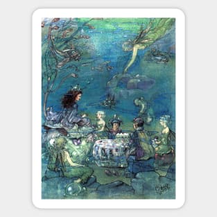 Undersea Tea Party - Harold Gaze Sticker